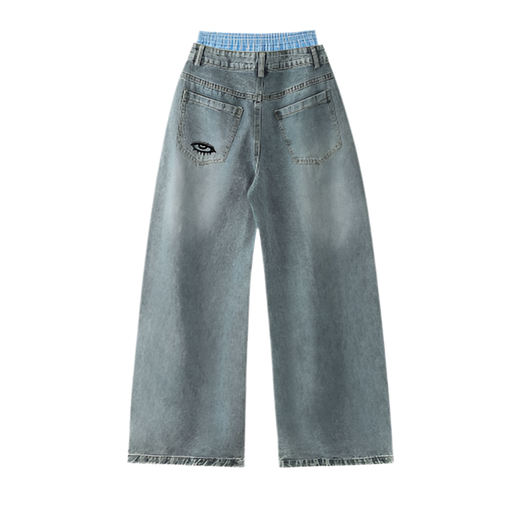 “Sigilism” Baggy Denim