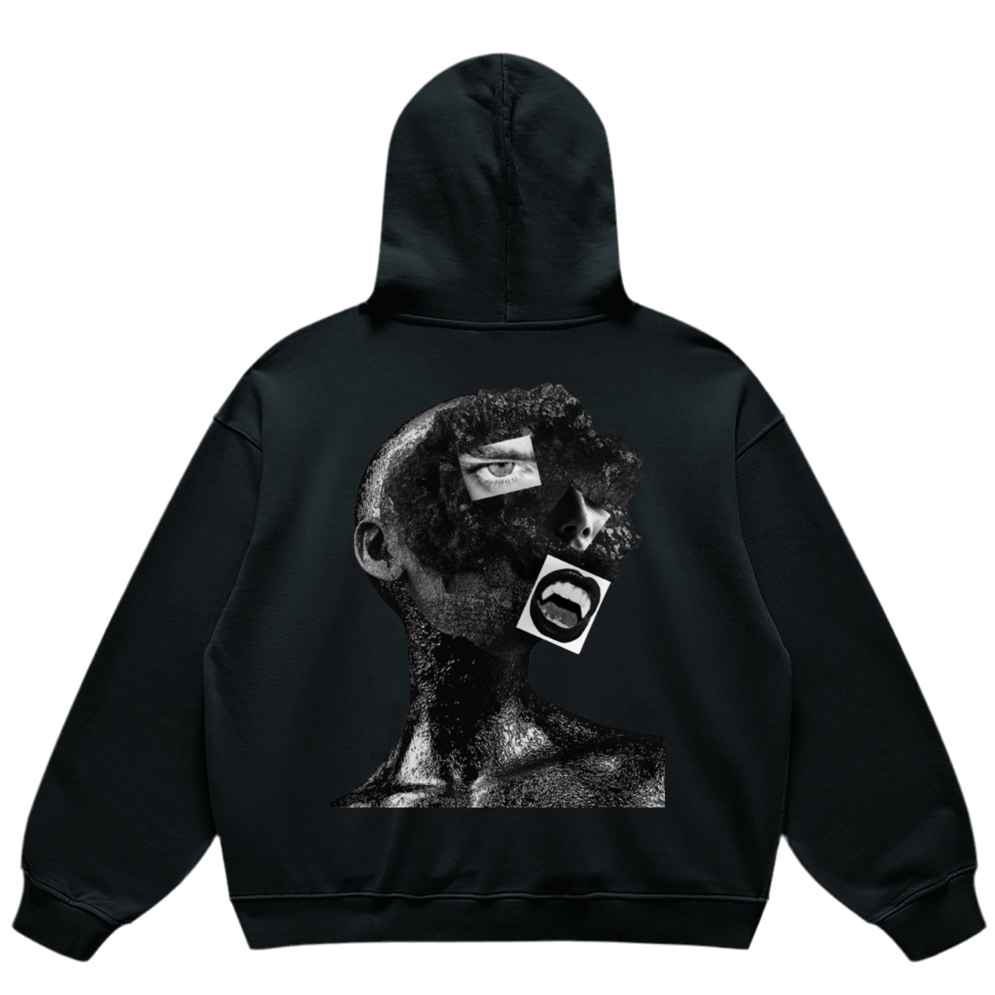 Abstract Heavyweight Oversized Hoodie