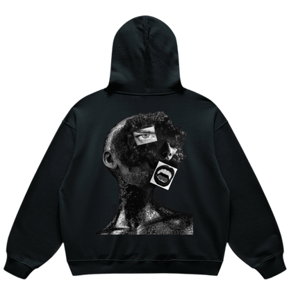 Abstract Heavyweight Oversized Hoodie